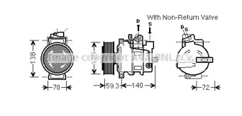 Компрессор AVA QUALITY COOLING AIK330