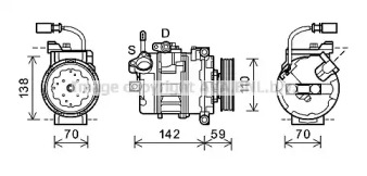 Компрессор AVA QUALITY COOLING AIK340