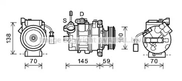 Компрессор AVA QUALITY COOLING AIK342