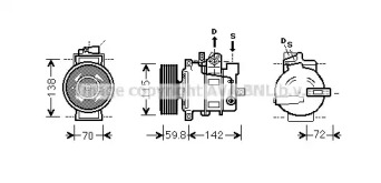 Компрессор AVA QUALITY COOLING AIK343