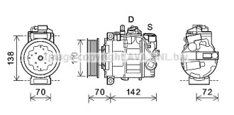 Компрессор AVA QUALITY COOLING AIK381