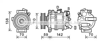 Компрессор AVA QUALITY COOLING AIK401