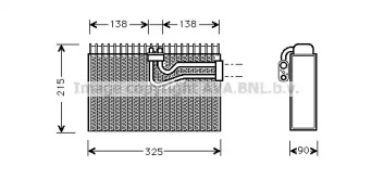 Испаритель, кондиционер AVA QUALITY COOLING AIV010