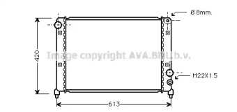 Теплообменник AVA QUALITY COOLING AL2031