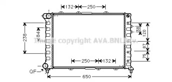 Теплообменник AVA QUALITY COOLING AL2038