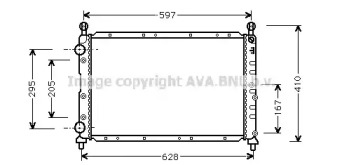 Теплообменник AVA QUALITY COOLING AL2074