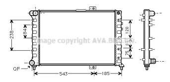 Теплообменник AVA QUALITY COOLING AL2075