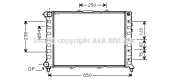 Теплообменник AVA QUALITY COOLING AL2114