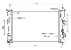 Теплообменник AVA QUALITY COOLING AL2119