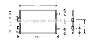 Конденсатор AVA QUALITY COOLING AL5077