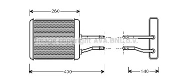 Теплообменник AVA QUALITY COOLING AL6073