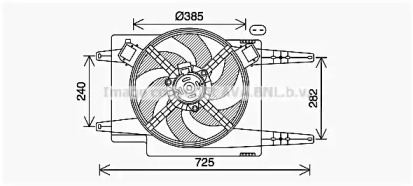 Вентилятор AVA QUALITY COOLING AL7525