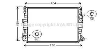 Теплообменник AVA QUALITY COOLING ALA2101