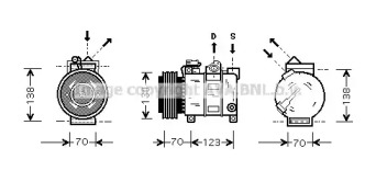 Компрессор AVA QUALITY COOLING ALAK016