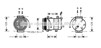 Компрессор AVA QUALITY COOLING ALK010