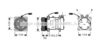 Компрессор AVA QUALITY COOLING ALK102