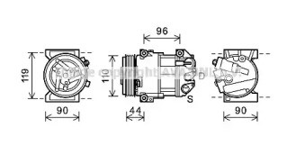 Компрессор AVA QUALITY COOLING ALK125