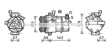 Компрессор AVA QUALITY COOLING ALK127