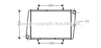 Теплообменник AVA QUALITY COOLING AU2023