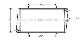 Теплообменник AVA QUALITY COOLING AU2025