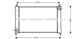 Теплообменник AVA QUALITY COOLING AU2077