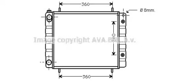 Теплообменник AVA QUALITY COOLING AU2082