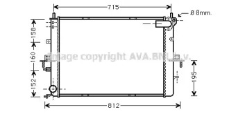 Теплообменник AVA QUALITY COOLING AU2152