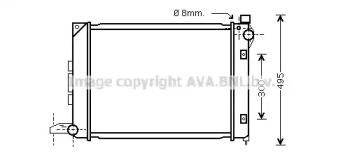 Теплообменник AVA QUALITY COOLING AU2164