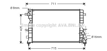 Теплообменник AVA QUALITY COOLING AU2165