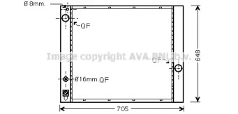 Теплообменник AVA QUALITY COOLING AU2166