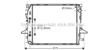 Теплообменник AVA QUALITY COOLING AU2198