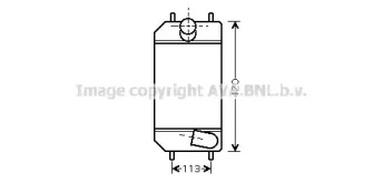 Интеркулер AVA QUALITY COOLING AU4179