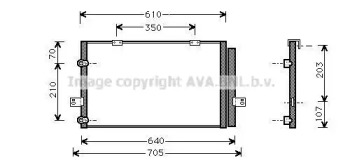 Конденсатор, кондиционер AVA QUALITY COOLING AU5078D