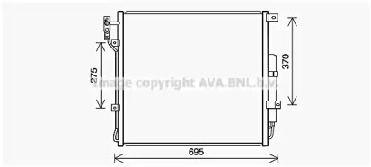 Конденсатор, кондиционер AVA QUALITY COOLING AU5227D