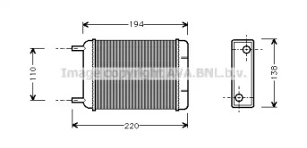 Теплообменник AVA QUALITY COOLING AU6049