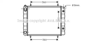 Теплообменник AVA QUALITY COOLING AUA2082