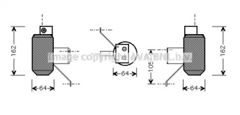 Осушитель AVA QUALITY COOLING AUD159