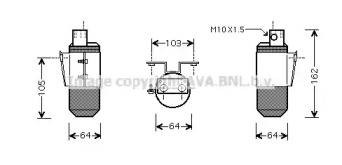 Осушитель AVA QUALITY COOLING AUD170