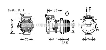 Компрессор AVA QUALITY COOLING AUK027