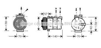 Компрессор AVA QUALITY COOLING AUK056