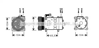 Компрессор AVA QUALITY COOLING AUK156