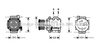 Компрессор AVA QUALITY COOLING AUK157