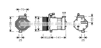 Компрессор AVA QUALITY COOLING AUK172