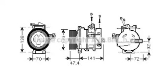 Компрессор AVA QUALITY COOLING AUK188