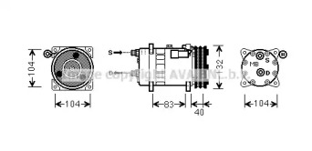 Компрессор AVA QUALITY COOLING AUK200