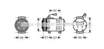 Компрессор AVA QUALITY COOLING AUK203