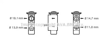 Клапан AVA QUALITY COOLING BW1085