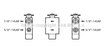 Клапан AVA QUALITY COOLING BW1093