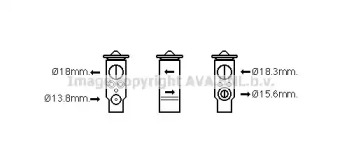 Клапан AVA QUALITY COOLING BW1437