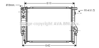 Теплообменник AVA QUALITY COOLING BW2048